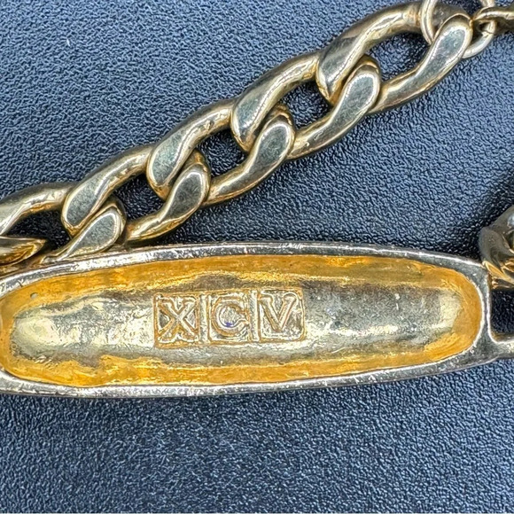 LCI Liz Claiborne Goldtone ID Bracelet - Picture 7 of 12